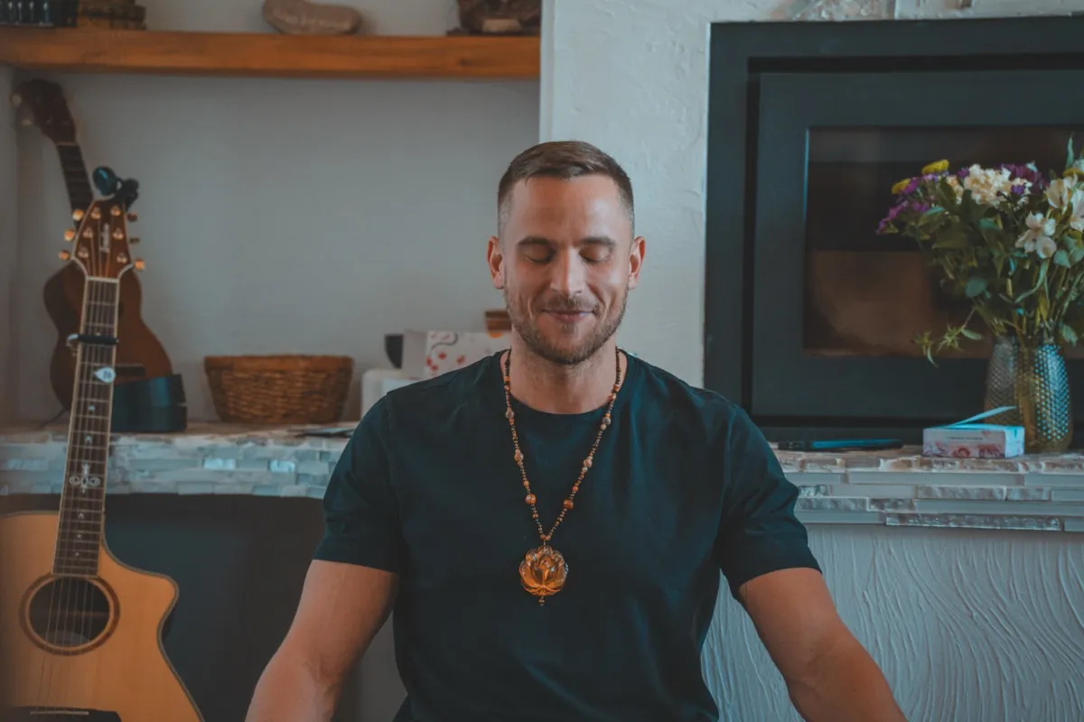 Jack Rosenkrantz in meditation practice